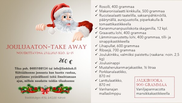 Julafton take away fi 2025